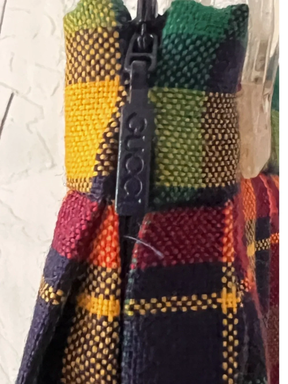 Gucci Girls' Tartan Wool  pleated  multi colour skirt | Size: 12